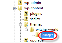 wordpress witcherworld images folder