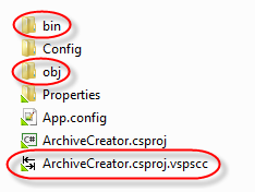 visual studio convert to 2012 project delete files