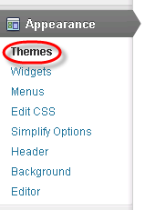 wordpress themes select