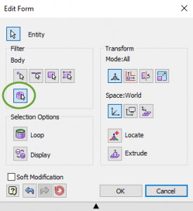 Working with solid bodies in Autodesk Inventor – Pinter Computing