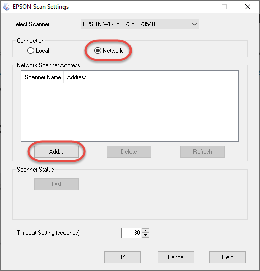Alperne Mariner Præferencebehandling Configure Epson WF-3520 scanning on Windows 10 – Pinter Computing