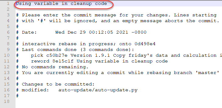 change commit message smartgit