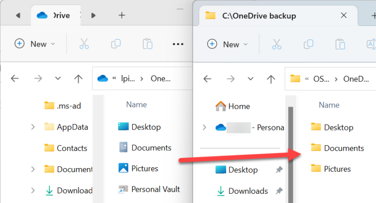 How to move the Desktop, Documents, and Pictures folders out of ...